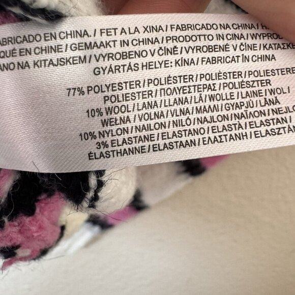 Fuzzy Striped Knit Sweater Y2K Rita Ora X Primark Hysteric Glamour Vibe Medium - Picture 5 of 6